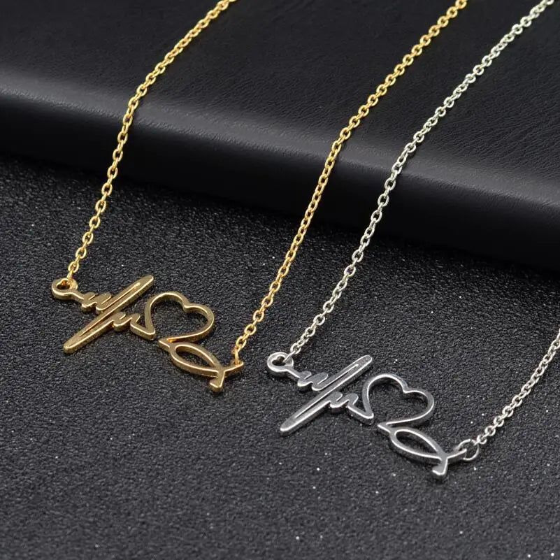 Heartbeat Jewelry - EKG Necklace