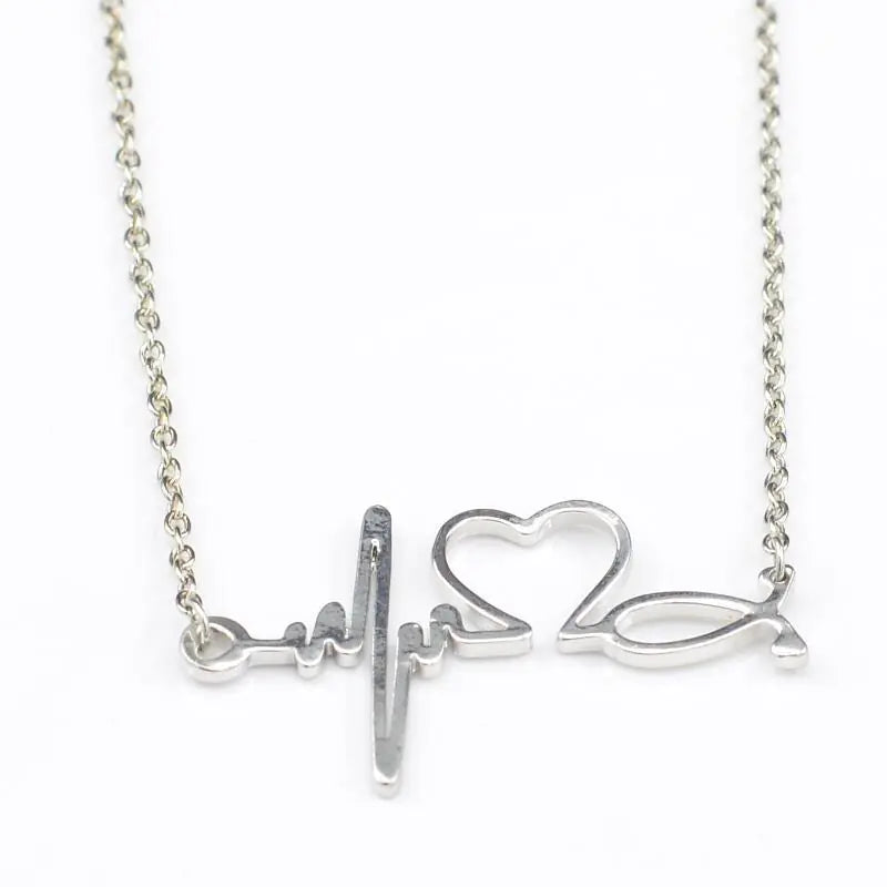 Heartbeat Jewelry - EKG Necklace