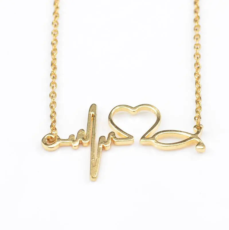 Heartbeat Jewelry - EKG Necklace