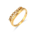 Adeline Gold Ring with Diamond Simulant
